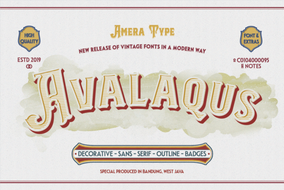 Avalaqus: A Bold Display Font for Modern Branding