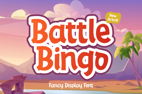 Battle Bingo: A Playful Display Font for Editorial Personality