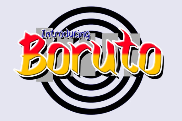 Boruto: A Display Font Built for Bold Branding