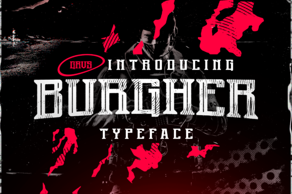Burgher: A Bold Display Font for Brands That Command Attention