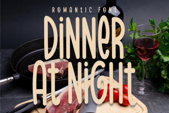 Dinner at Night: A Display Font for Editorial Clarity