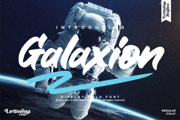 Galaxion: A Display Font for Digital Visibility