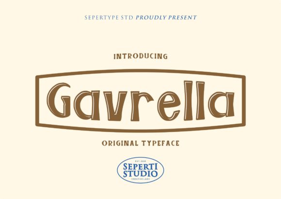 Gavrella: The Display Font for Modern Digital Branding