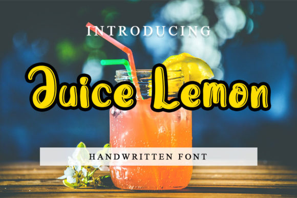 Juice Lemon: A Friendly Display Font for Digital Brands