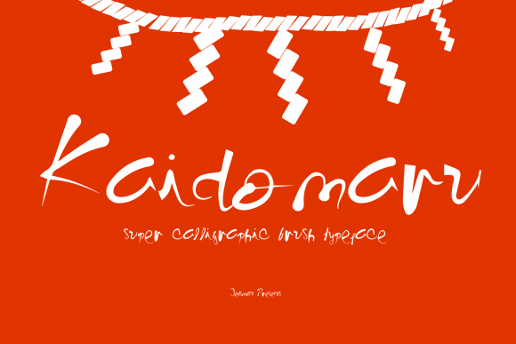 Kaidomaru: A Display Font for Impactful Visual Storytelling