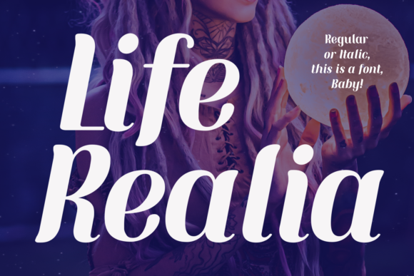 Life Realia: A Display Font for Modern Digital Identity
