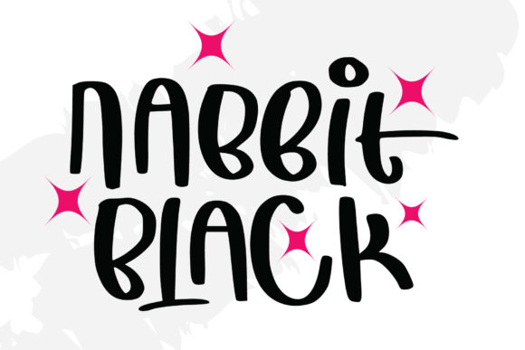 Rabbit Black: A Craft-Friendly Display Font for Your Projects