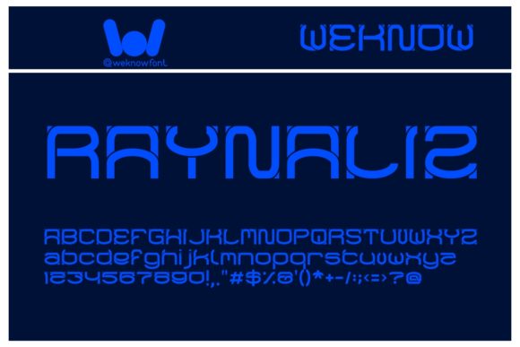 Raynaliz: A Display Font Built for Modern Marketing