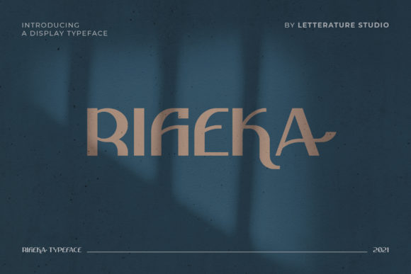 Rifieka: A Bold Display Font for Creative Branding