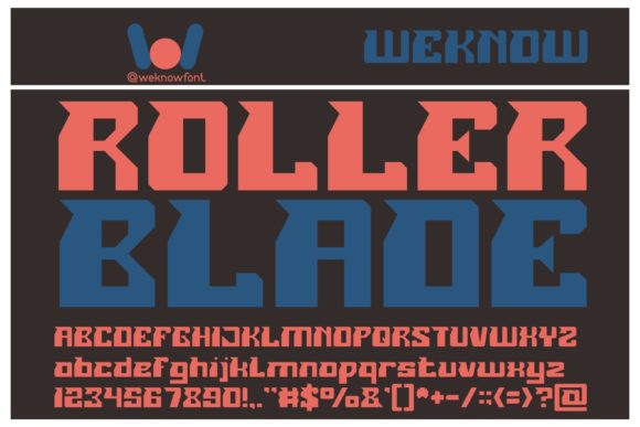 Roller Blade Font: A Friendly Display Choice for Modern Websites