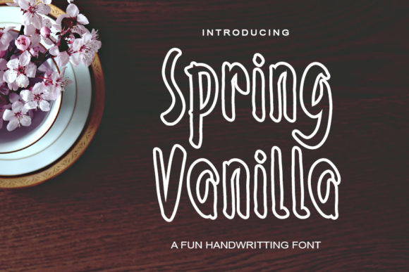 Spring Vanilla: The Cool Outline Font for Distinctive Digital Design