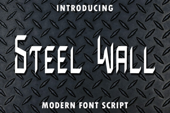 Steel Wall: A Display Font for Editorial Confidence