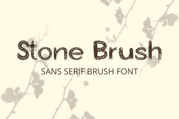 Stone Brush: A Display Font That Grabs Attention