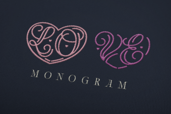The Lo-Ve Monogram Font for Distinctive Digital Branding