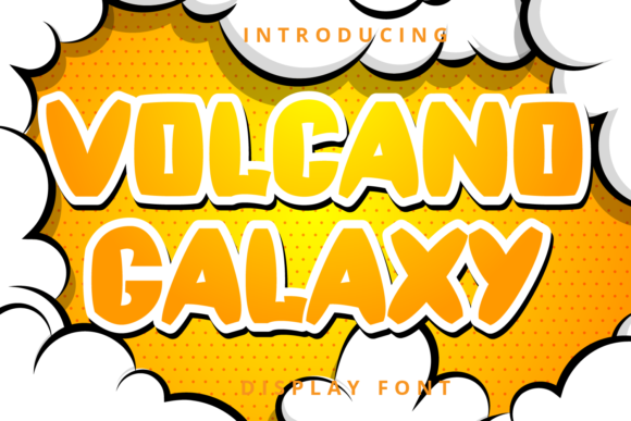 Volcano Galaxy: A Display Font for Creative Branding