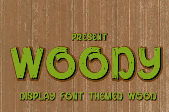 Woody: A Display Font for Cozier Pages